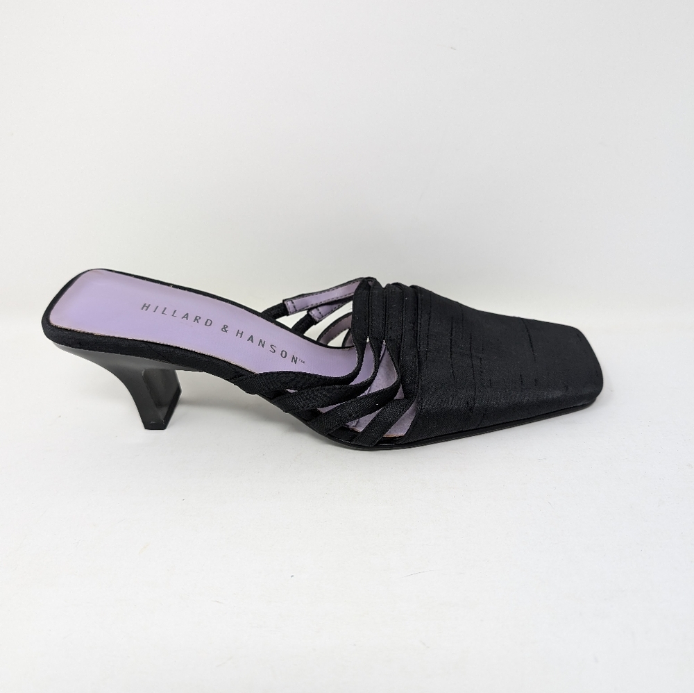 Hillard and Hanson black fabric slide. Size 6 - Picture 2 of 8